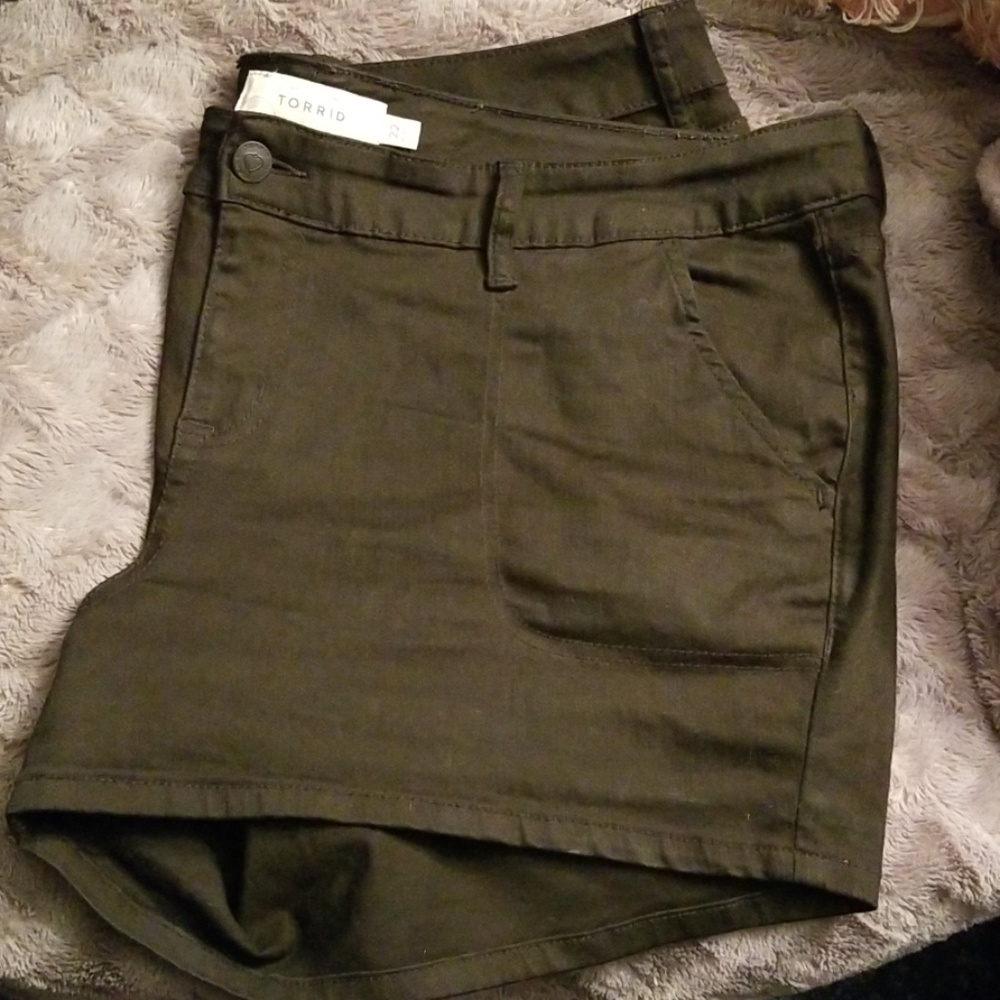 Torrid Black Jean Shorts